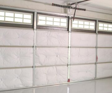 best way to insulate a garage door