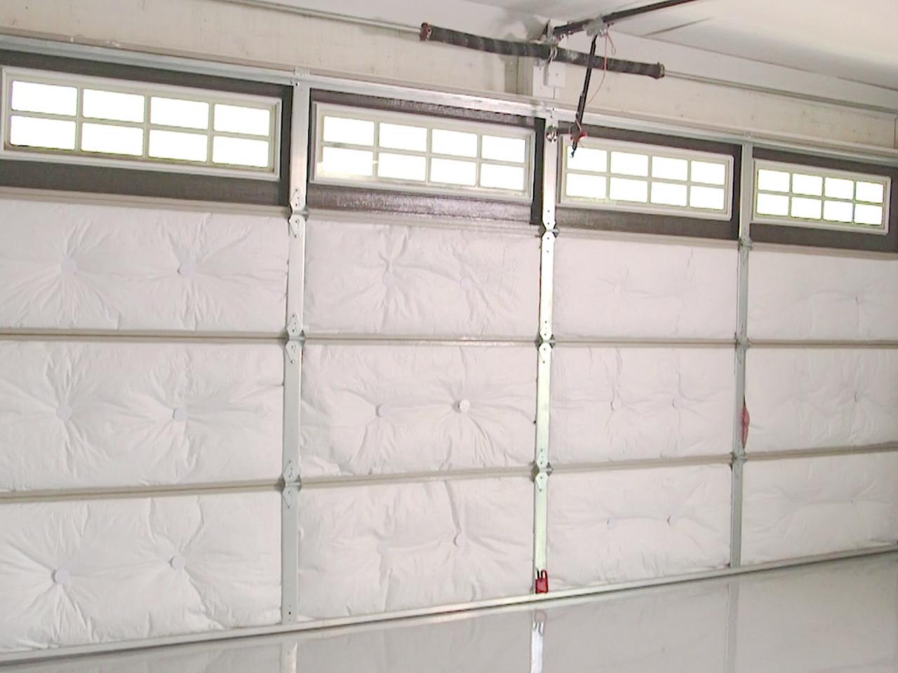 best way to insulate a garage door