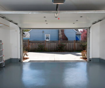 interior of garage
