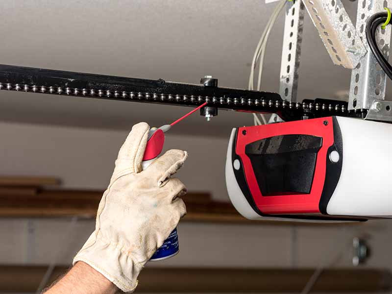 How to Lubricate a Garage Door Properly
